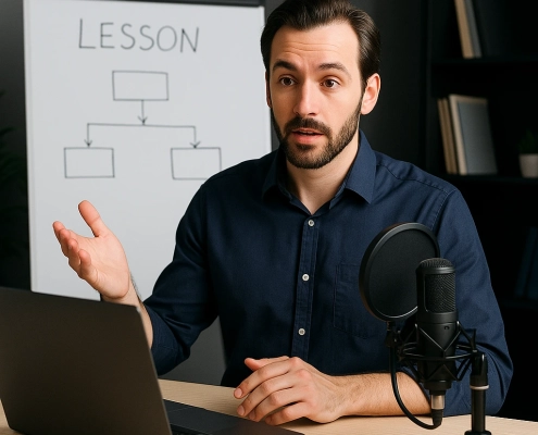 تولید محتوا برای مدرسین