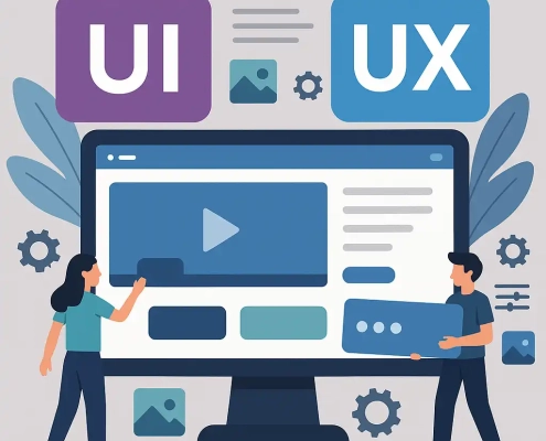 طراحی UI/UX سایت