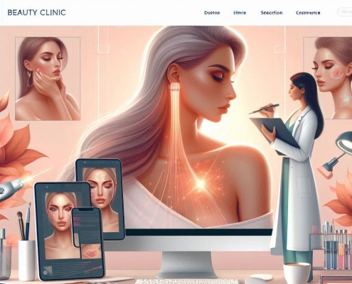 طراحی سایت کلینیک لیزر موهای زائد